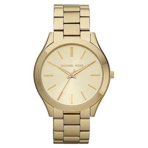 Michael Kors Ladies Gold Access Runway Gold Tone 